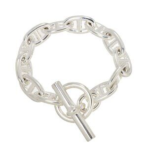 HERMES Chaine dancre GM Bracelet Silver 925 90284789
